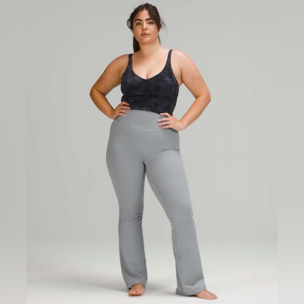 Lululemon Rhino Gray Groove Pant Flare Super High-Rise *Nulu